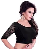 Fressia Fabrics Readymade free Size saree blouse for women party wear choli