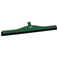 Vista 4 de Vikan 77513 Escobilla de goma, cabeza fija, banco, 10 ", PP/RB, azul