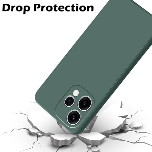 Image of amazon basics Back Cover for Oppo Reno 15 5G | Ultra Slim Soft Rubberised Case | Matte Silicone Flexible Mobile Case | Camera Protection - Green