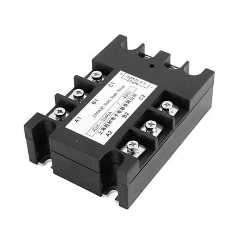 Relé de estado sólido trifásico JGX-33 40 A CC a DD 3,5 a 32 V a 480