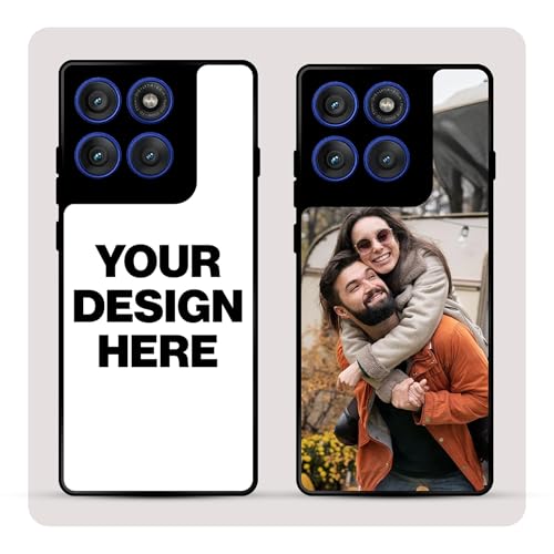 Image of Personalized Back Cover for Motorola Edge 60 Fusion | Custom Case with Name, Photo or Logo | PrintShield Hybrid with Soft TPU Grip & Scratch Protection