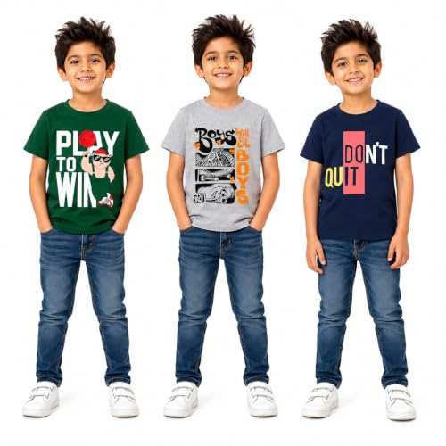 Image of NammaBaby Baby Boys Cotton Regular Fit T-Shirt