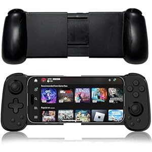 arVin Mobile Gaming Controller for iPhone/iPad/Android/Tablet/PC/Switch/PS3/PS4, Wireless Gamepad Joystick with Turbo/6-axis Gyro/Vibration, Play Xbox Cloud Gaming/PS Remote Play/Steam Link/Call of Duty