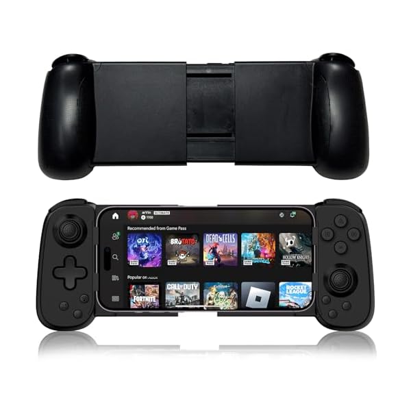 arVin Mobile Gaming Controller for iPhone/iPad/Android/Tablet/PC/Switch/PS3/PS4, Wireless Gamepad Joystick with Turbo/6-axis Gyro/Vibration, Play Xbox Cloud Gaming/PS Remote Play/Steam Link/Call of Duty