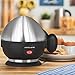Andrew James Egg Boiler Poacher Electric Cooker with Steamer Attachment for Perfect Soft and Hard Boiled Eggs | up to 7 Egg Capacity | Water Measuring Cup & Egg Piercer | 380W