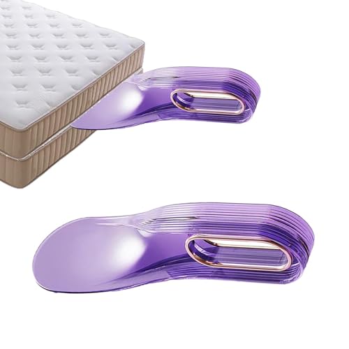 Jvjggag Cale élévateur de matelas, outil ergonomique pour rehausser le matelas, facile à installer avec construction, accessoire de levage confortable avec...