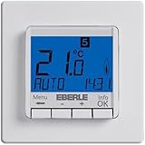 theben digital uhrenthermostat Große Anzeige mit Hinterleuchtung, Energieverbrauchsanzeige, Fernfühler optional anschließbar