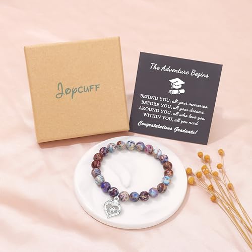 Image of Joycuff Graduation Gifts for Her Him Class of 2026 Graduation Bracelets Inspirational Graduation Compass Bracelet for Women College Graduation Gift for Him Her