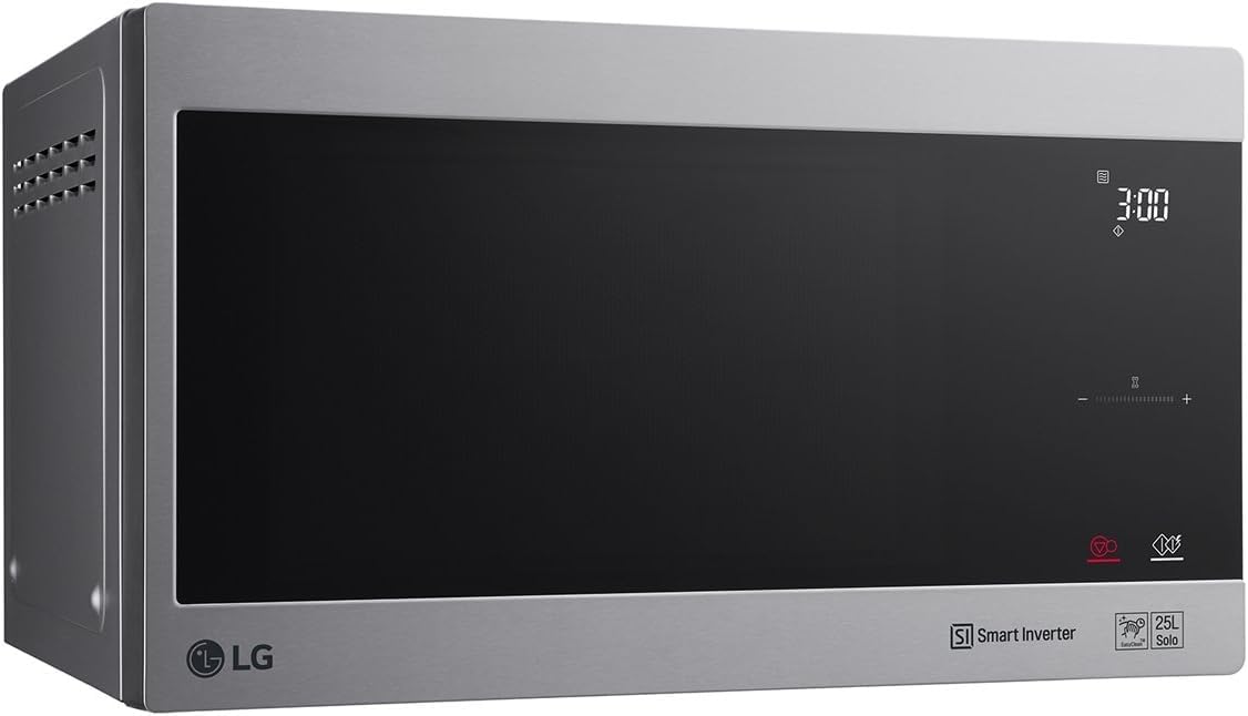 LG MS2595CIS micro-onde Comptoir Micro-ondes uniquement 25 L 1000 W Argent, Acier inoxydable