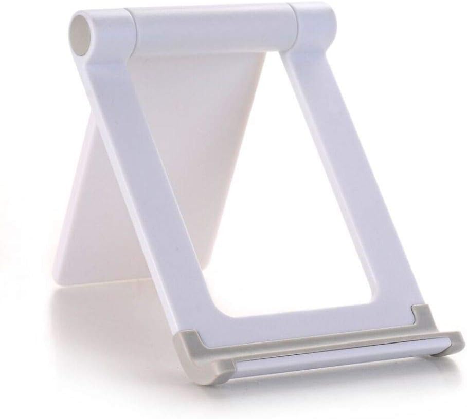 STRIFF T9-2 Multi Angle Mobile Stand. Phone Holder for iPhone, Android, Samsung, OnePlus, Xiaomi and 360 Degree rotatable(White)