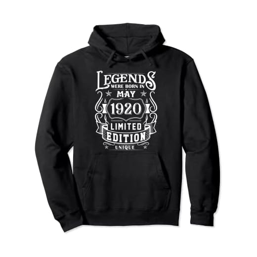 Cumpleaños Mayo 1920 Edición Limitada Regalo Legend May Sudadera con Capucha