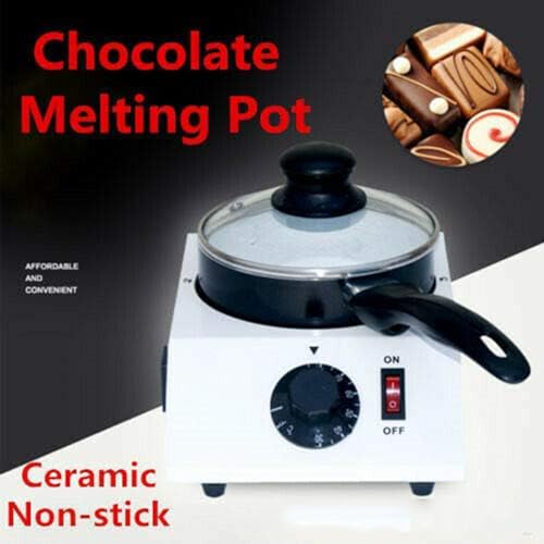Máquina eléctrica fundidora de chocolate 40W con pote no adherente miniatura 7