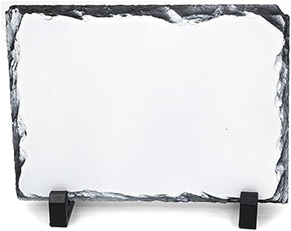 luckyprinter Sublimation Blank Slate Rock Photo Rectangular, for Heat Press Printing Photo Art Craft(SH-04)