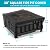 Velway Square Gas Fire Pit Cover - Outdoor Heavy Duty Patio Fire Pit Cover Fits for 32-38 Inch Waterproof Windproof Full Coverage Dustproof Anti UV&Tear Resistant, 38"x38"x20", Black
