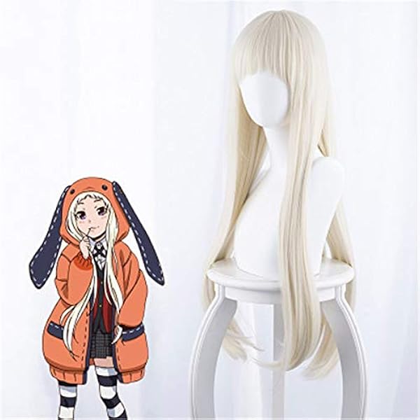 Anime Kakegurui Dwangmatige Speler 2 Cosplay Pruiken Yomoduki Runa Cosplay Pruik Synthetisch Haar Halloween Party Kostuum Show Pruik