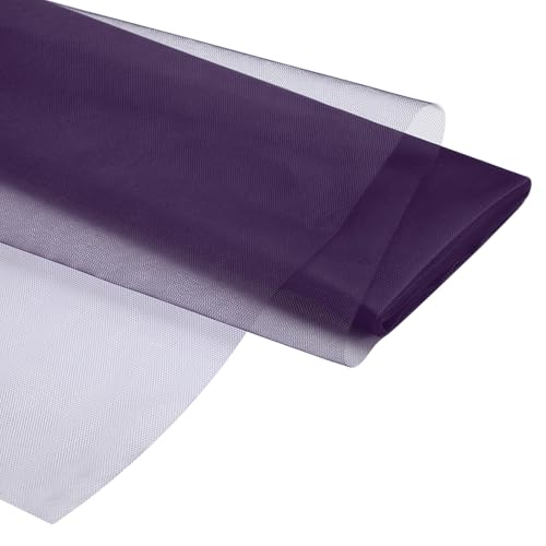 Tulle violet foncé pour décoration de mariage et chemins de table festifs PATIKIL