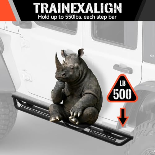 Estribos laterales para Wrangler JL 2018-2026 negro miniatura 3
