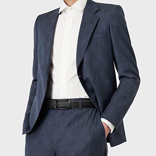 SENDEFN Men's Leather Dress Casual Belt 1 3/8" Automatic Adjustable Click Buckle Belts with Gift Box4