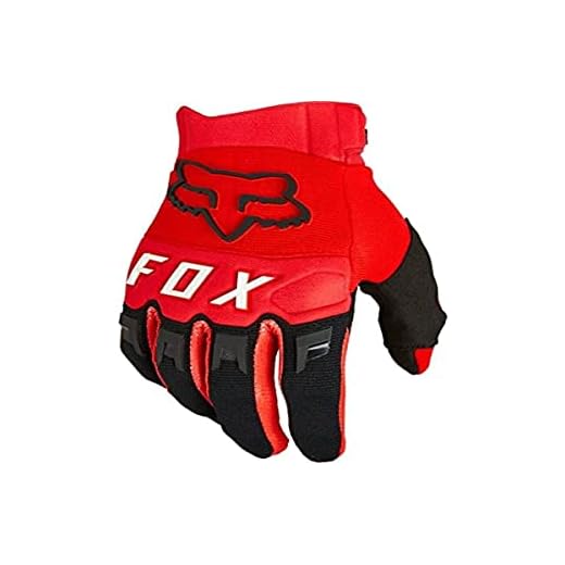 Dirtpaw Gloves Fluo Red M