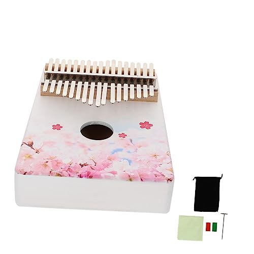 NOLITOY カリンバ ポータブル ムビラ ピアノ マリンバ melody キーボード ポータブルサムピアノ フィンガーピアノ ミニ おもちゃセット 小さな楽器 子 ピンク