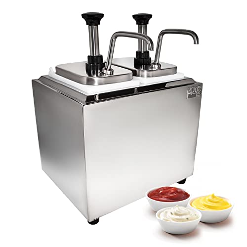 Distributeur De Sauce électrique NicoPower NP-314 - Double Tête - Inox - Neuf