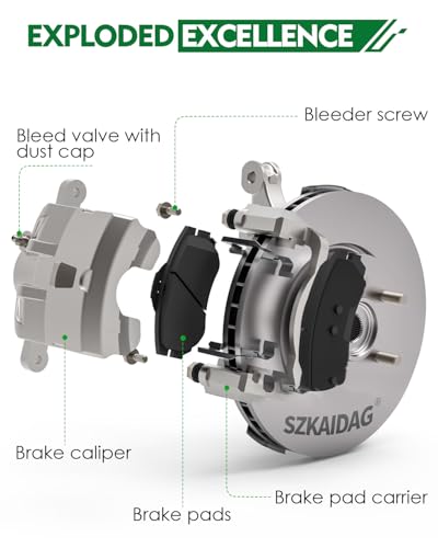 Image of Front Right Disc Brake Caliper Assembly with Bracket Fit for:-Chevy Silverado Suburban Express 1500 Tahoe, for:-GMC Sierra Yukon XL Savana 1500, for:-Cadillac Escalade XTS 08-20 OE# 18-B4918A
