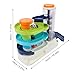 Nurnesy Parking Garage Toy Playset Multi Layer Track Design Parking Garage Toy Playset, Electric Car Ramp Track Set for Kids, Interactive Car Lot with Traffic Rules,