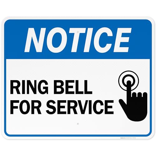 Ring Bell for Service Sign,