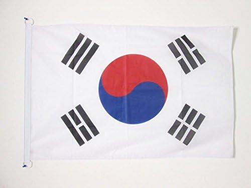 AZ FLAG, South Korea Nautical Flag, 18'' x 12'', For Outdoor and Boat