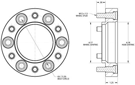 Spidertrax WHS007 Blue Wheel Spacer Kit