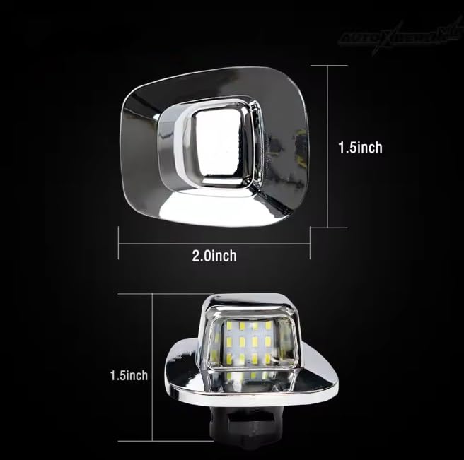 Luz de matrícula para GMC Sonoma con acabado resistente para parachoques trasero 5
