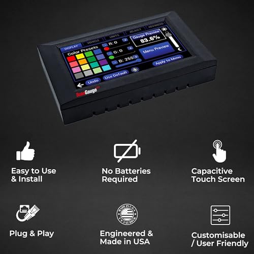 ScanGauge 3 All New Touch Screen OBD2 Code Reader, Digital Gauges & Trip Computer with WiFi Updates SG3 by ScanGauge - Image 4