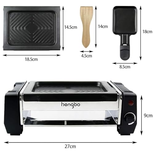 Mini Raclette für 2 Personen, Raclette Grill Elektrisch, 500 W – Bild 5