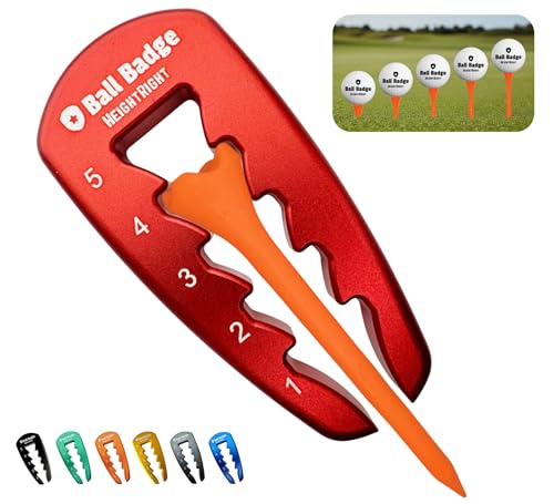 HODL 21 Ball Badge HeightRight Adjustable Golf Tee Height Tool