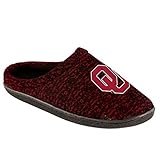 NCAA Oklahoma Sooners Mens Poly Knit Cup Sole SlipperPoly Knit Cup Sole Slipper, Team Color, Medium...