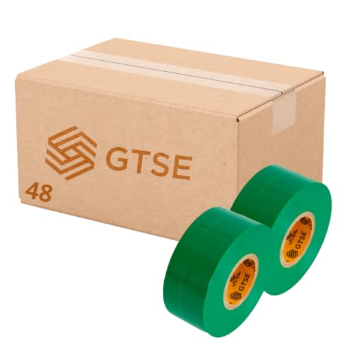 Image of GTSE - Green Wide Electrical Tape 48 Rolls, 2in x 66ft, UL /CSA Listed