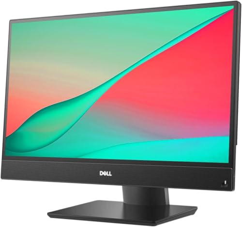 Dell OptiPlex 5260 PC desktop all-in-one, schermo FHD da 21,5", Intel Core i5-8400, 16 GB di RAM, SSD da 512 GB, WiFi, Bluetooth, tastiera US QWERTY, Windows 11 Pro (ricondizionato)