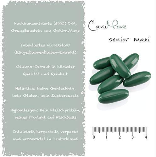 Spar-Bundle - 1 Dose (100 Tabletten) CaniMove Motion Maxi und 2 Packungen (200 Kapseln) CaniMove Senior - ideal für alle Hundesenioren