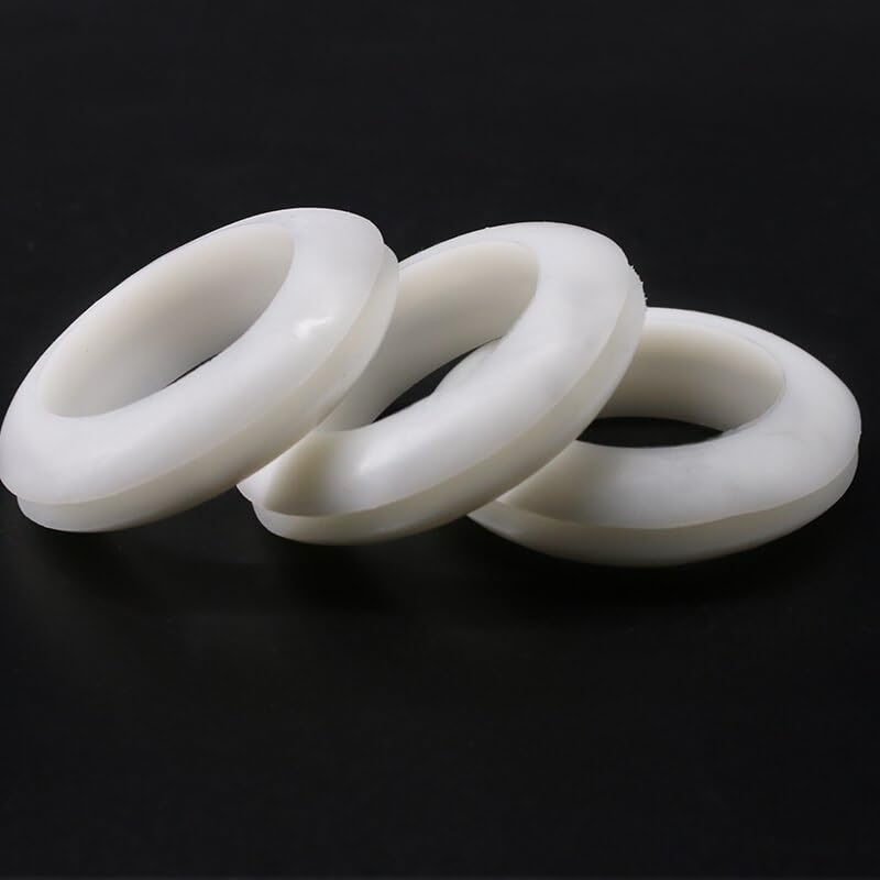 1000pcs Rubber Grommets Gasket 3mm/4mm/5mm/6mm/8mm/10mm/12mm, Double Sided Coil Wire Protective Coil Seal Ring Cable Ring O-Ring (12mm)