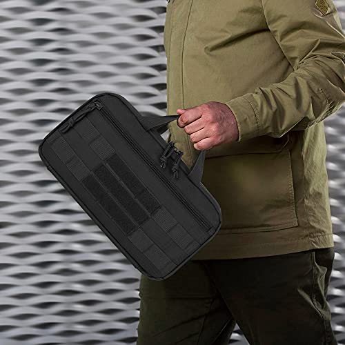 Dsleaf Tactical Pistol Magazine Storage Bag, Molle Mag Pouch Hold Up To 13X Standard Single/Double Stack Magazines For Medium And Large Handguns (Patent Design) #TOP7