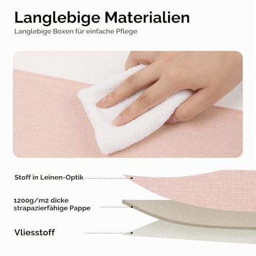 GRANNY SAYS Aufbewahrungskörbe, Aufbewahrungsbox 37,5x26,5x22, Rosa – Ansicht 6