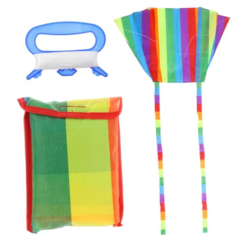 Abaodam Boys and Girls Toy Soft Kite Childhood Kite for Boys and Girls 1 Set of Easy Flying