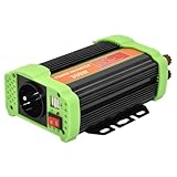 transformateur 12v 220v 300w {300 onduleurs de puissance pour véhicules avec briquet } : Fournir une alimentation continue DC à AC de 300 watts et une alimentation instantanée de 600 watts, équipée de 1 prise AC et de 2 ports USB