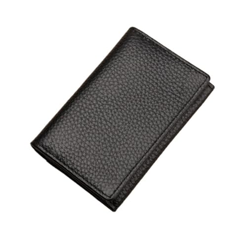 Fashion Business Card Holder Card Holder Card Holder Back Card Holder Portable Coin Purse(Black)