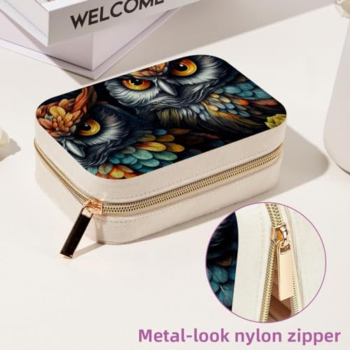 Boîte à bijoux de voyage chouette : l'accessoire idéal pour vos week-ends