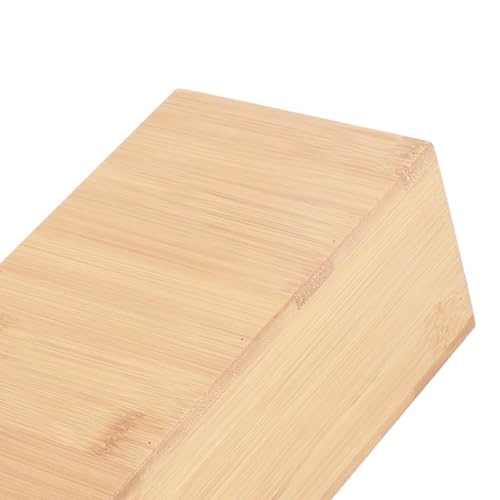 Soporte para cuchillos de cocina de madera premium con ranuras en ángulo 3