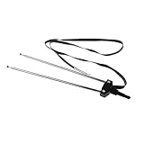 Almencla Antenna Indoor Rabbit Ear for Digital HDTV Frequency Range 45-230MHZ