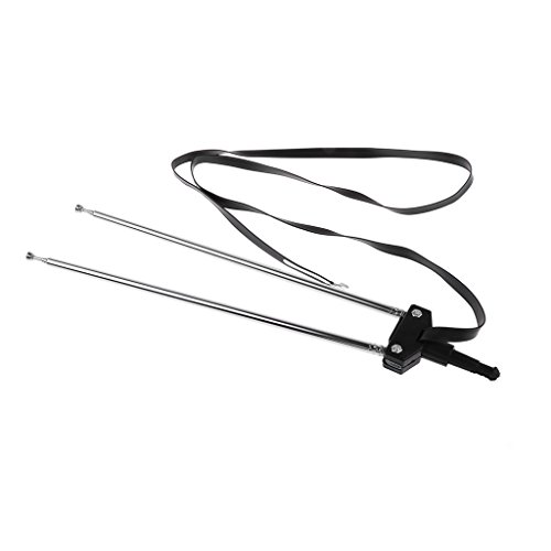Almencla Antenna Indoor Rabbit Ear for Digital HDTV Frequency Range 45-230MHZ