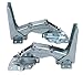 DL-pro Türscharnier Set oben und unten für AEG Electrolux 2211202045 + 2211201047 Scharnier Hettich für Santo Kühlschrank Gefrierschrank
