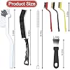 14Pcs Crevice Cleaning Brush Set, Hard Bristle Scrub Brushes Tools, V Shape Grout Cleaner Brush, Multi-Purpose Cleaning Tool for Cleaning Kitchens, Bathrooms, Tile, Sinks, Cups, Straws, and Windows